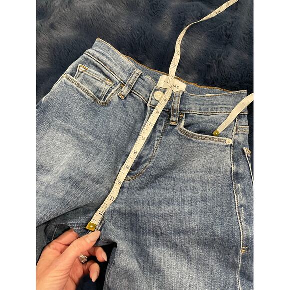 FRAME Le Palazzo Jeans High-Rise Wide Leg , Full length, Size 24 *RARE* - Picture 8 of 16